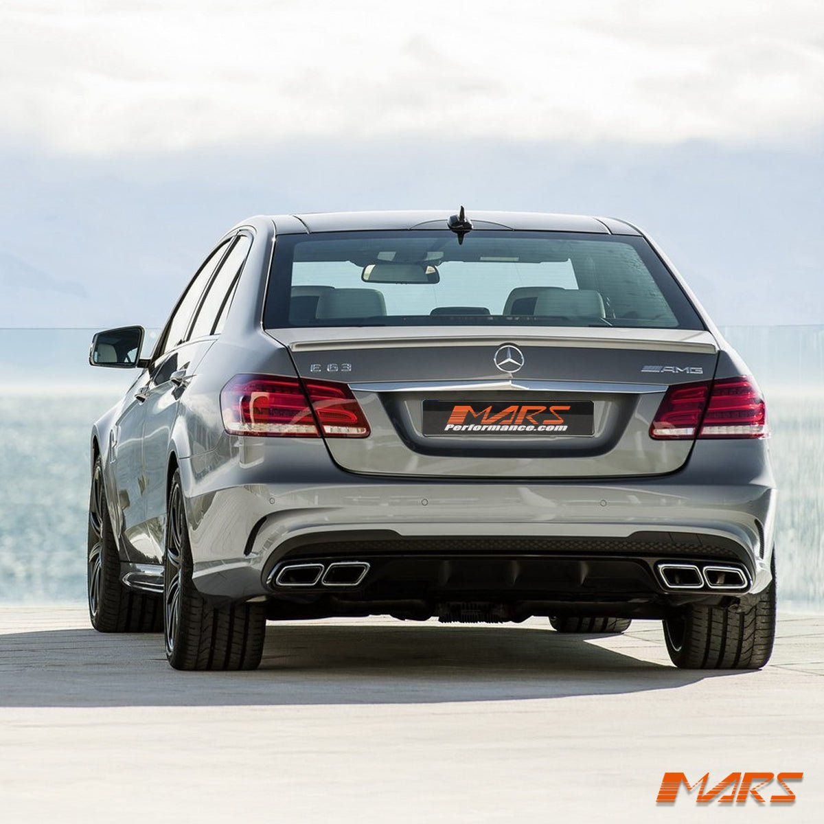 AMG E63 - S Style Rear Bumper bar Bodykit & Diffuser for Mercedes - Benz E - Class Sedan W212 2014 - 2016 - Mars Performance