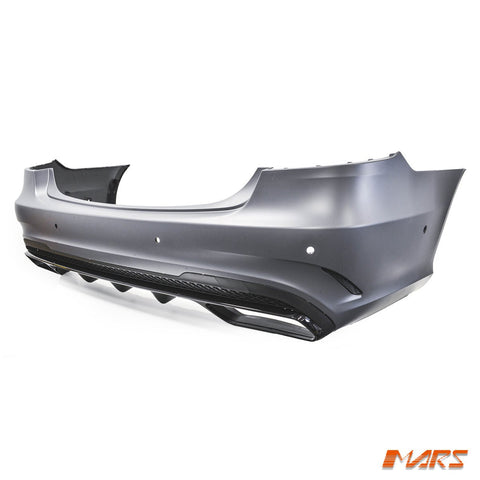 AMG E63 - S Style Rear Bumper bar Bodykit & Diffuser for Mercedes - Benz E - Class Sedan W212 2014 - 2016 - Mars Performance