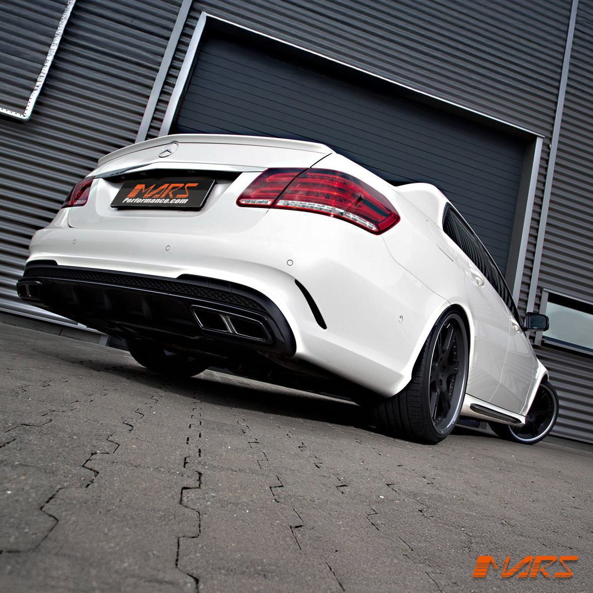 AMG E63 - S Style Rear Bumper bar Bodykit & Diffuser for Mercedes - Benz E - Class Sedan W212 2014 - 2016 - Mars Performance
