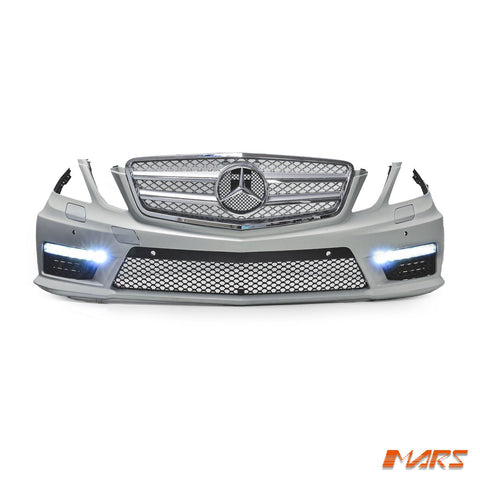 AMG E63 Style Front Bumper Bar Bodykit & DRL lights for Mercedes - Benz E - Class W212 Sedan & Wagon 2009 - 2013 - Mars Performance