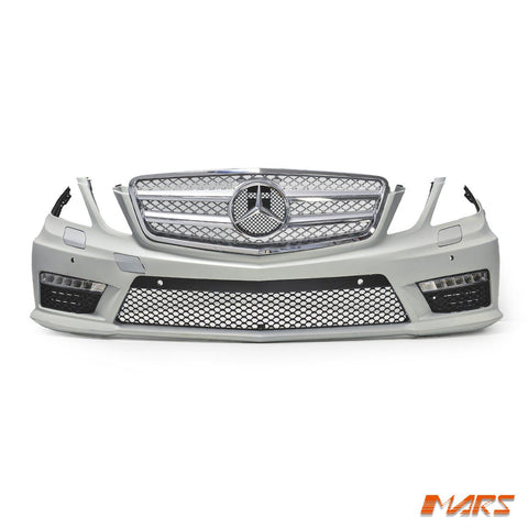 AMG E63 Style Front Bumper Bar Bodykit & DRL lights for Mercedes - Benz E - Class W212 Sedan & Wagon 2009 - 2013 - Mars Performance