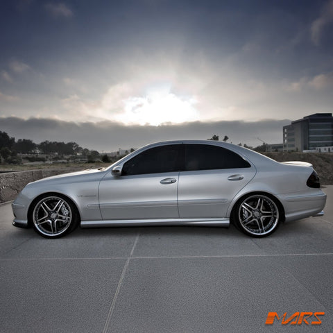 AMG E63 Style Lower Side Skirt Bodykit for Mercedes - Benz E - Class W211 Sedan 2003 - 2008 - Mars Performance