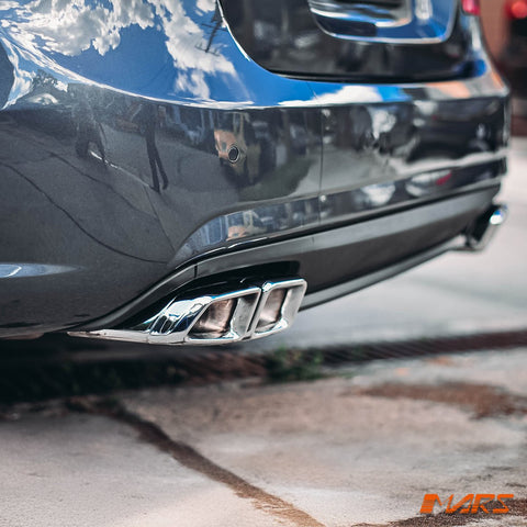 AMG E63 Style Rear Bumper Bar Bodykit with Twin Exhaust Outlet Diffuser for Mercedes - Benz E - Class W212 Sedan 2009 - 2013 - Mars Performance