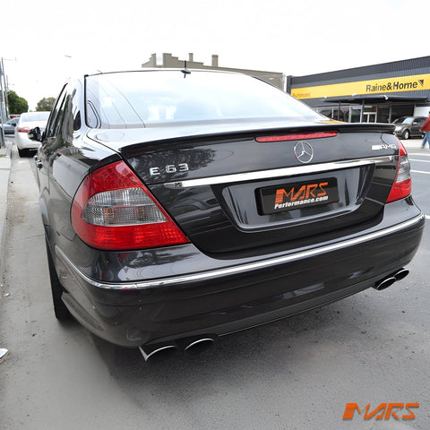 AMG E63 Style Rear Lip Spoiler Bodykit for Mercedes - Benz E - Class W211 Sedan 2003 - 2008 - Mars Performance