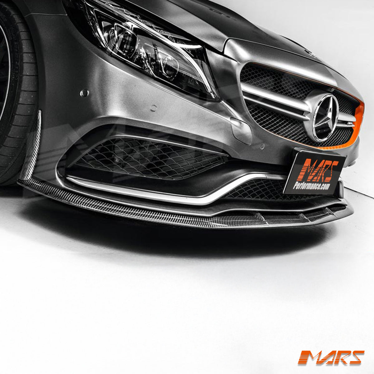 AMG Edition 1 Style Carbon Fibre Front Bumper Bar Lip Spoiler Bodykit for Mercedes - Benz C63 & C63 - S C205 Coupe & A205 Convertible 2015 - 2021 - Mars Performance