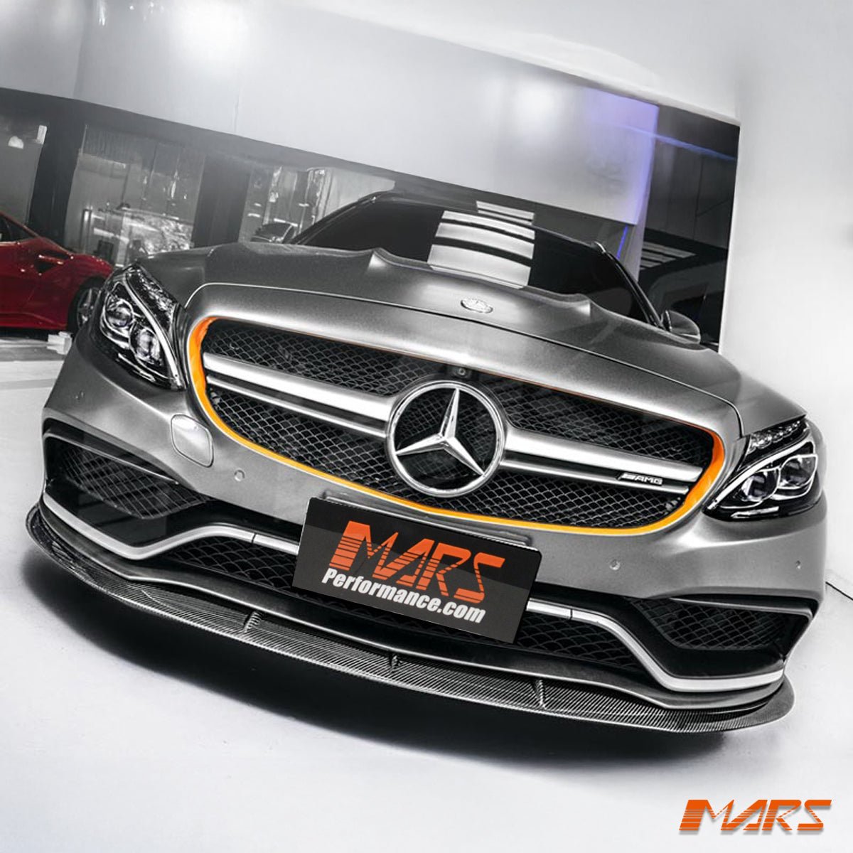 AMG Edition 1 Style Carbon Fibre Front Bumper Bar Lip Spoiler Bodykit for Mercedes - Benz C63 & C63 - S C205 Coupe & A205 Convertible 2015 - 2021 - Mars Performance