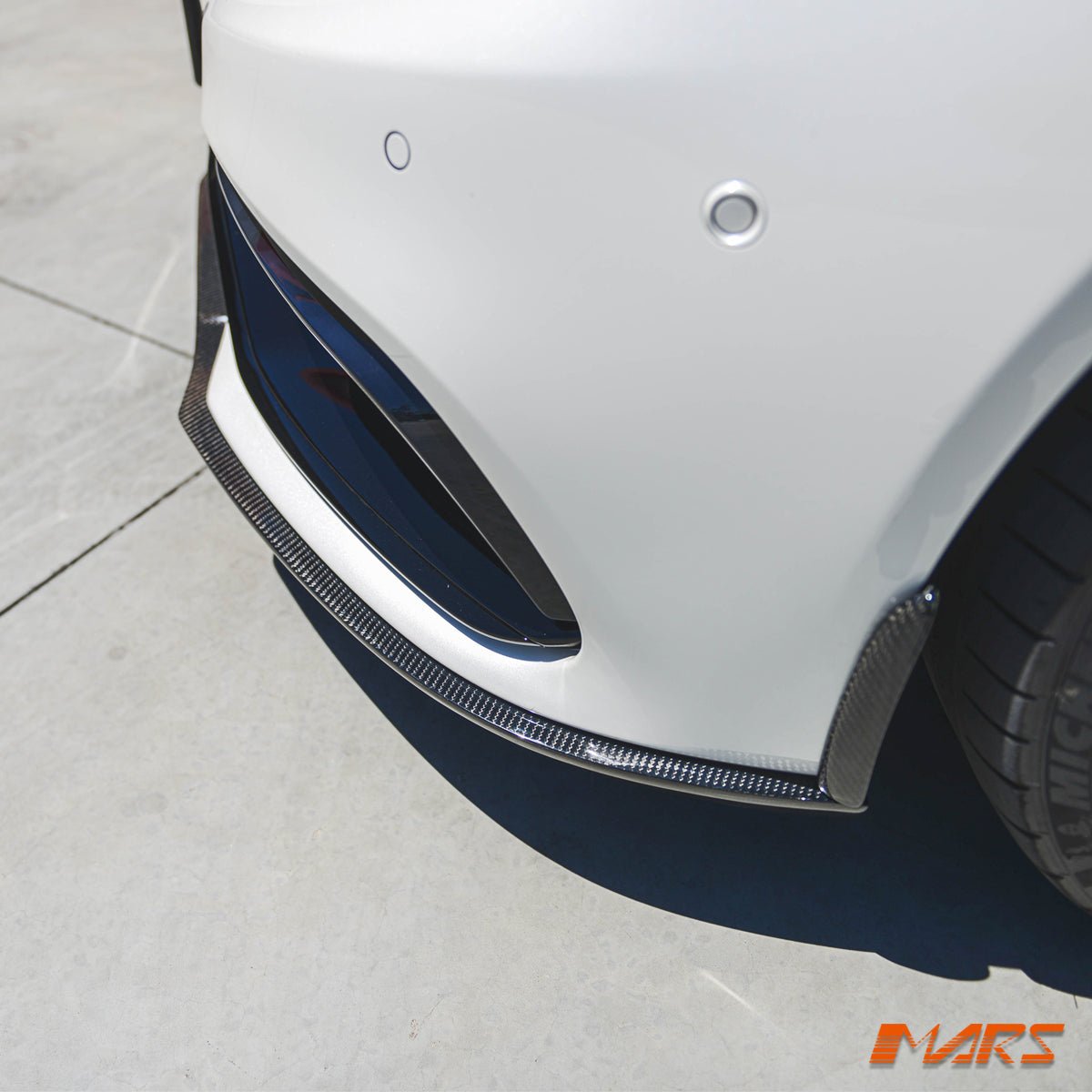 AMG Edition 1 Style Carbon Fibre Front Bumper Bar Lip Spoiler Bodykit for Mercedes - Benz C63 & C63 - S W205 Sedan & S205 Wagon 2015 - 2021 - Mars Performance