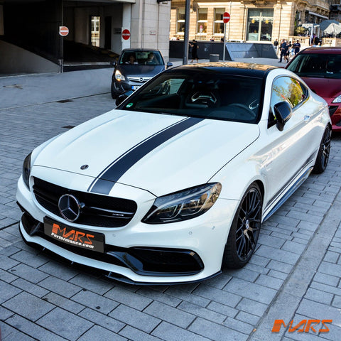 AMG Edition 1 Style Plastic Front Bumper Bar Lip Spoiler for Mercedes - Benz C63 & C63 - S C205 Coupe & A205 Convertible - Mars Performance