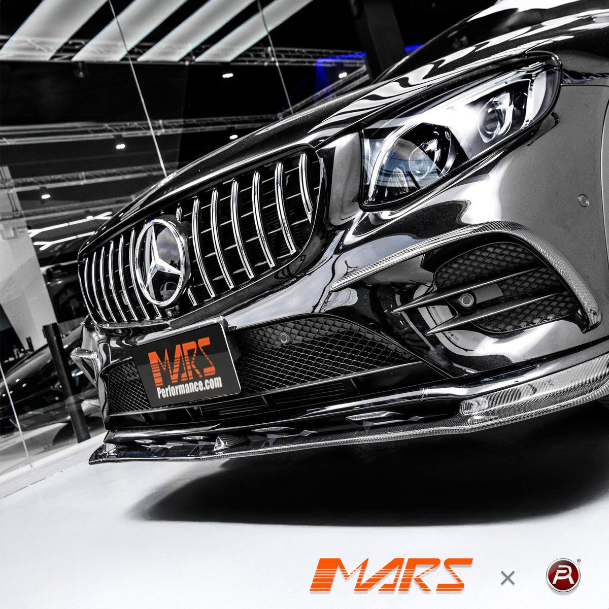 AMG GLC63 Panamericana Style Front Bumper Bar Grille Grill Bodykit for Mercedes - Benz GLC - Class X253 C253 & GLC43 2015 - 2019 - Mars Performance