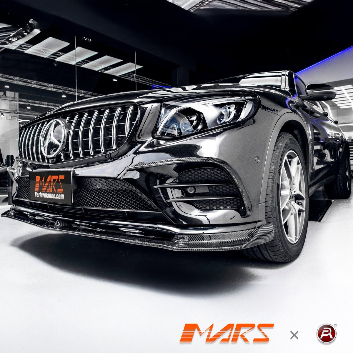 AMG GLC63 Panamericana Style Front Bumper Bar Grille Grill Bodykit for Mercedes - Benz GLC - Class X253 C253 & GLC43 2015 - 2019 - Mars Performance
