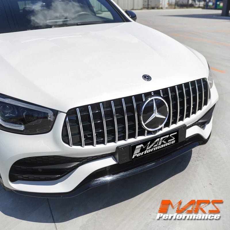 AMG GLC63 Panamericana Style Front Bumper Bar Grille Grill Bodykit for Mercedes - Benz GLC - Class X253 C253 & GLC43 2019 - 2023 - Mars Performance