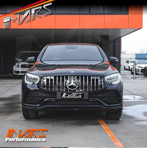 AMG GLC63 Panamericana Style Front Bumper Bar Grille Grill Bodykit for Mercedes - Benz GLC - Class X253 C253 & GLC43 2019 - 2023 - Mars Performance