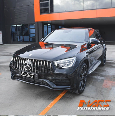 AMG GLC63 Panamericana Style Front Bumper Bar Grille Grill Bodykit for Mercedes - Benz GLC - Class X253 C253 & GLC43 2019 - 2023 - Mars Performance