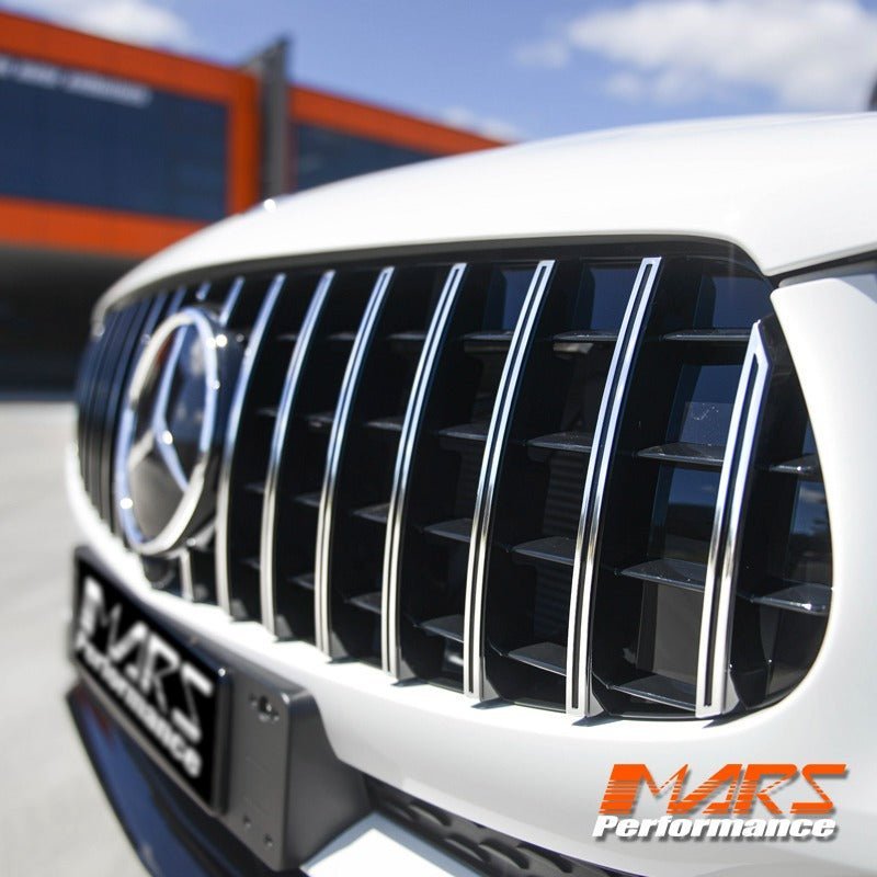 AMG GLC63 Panamericana Style Front Bumper Bar Grille Grill Bodykit for Mercedes - Benz GLC - Class X253 C253 & GLC43 2019 - 2023 - Mars Performance