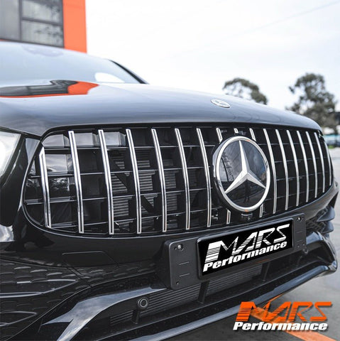 AMG GLC63 Panamericana Style Front Bumper Bar Grille Grill Bodykit for Mercedes - Benz GLC - Class X253 C253 & GLC43 2019 - 2023 - Mars Performance