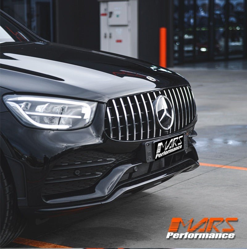 AMG GLC63 Panamericana Style Front Bumper Bar Grille Grill Bodykit for Mercedes - Benz GLC - Class X253 C253 & GLC43 2019 - 2023 - Mars Performance
