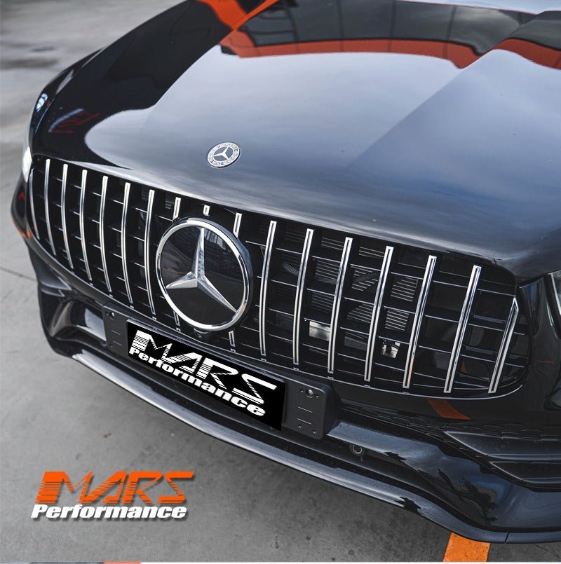 AMG GLC63 Panamericana Style Front Bumper Bar Grille Grill Bodykit for Mercedes - Benz GLC - Class X253 C253 & GLC43 2019 - 2023 - Mars Performance