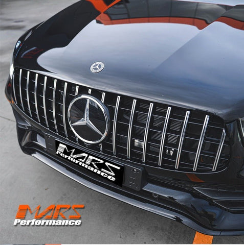 AMG GLC63 Panamericana Style Front Bumper Bar Grille Grill Bodykit for Mercedes - Benz GLC - Class X253 C253 & GLC43 2019 - 2023 - Mars Performance