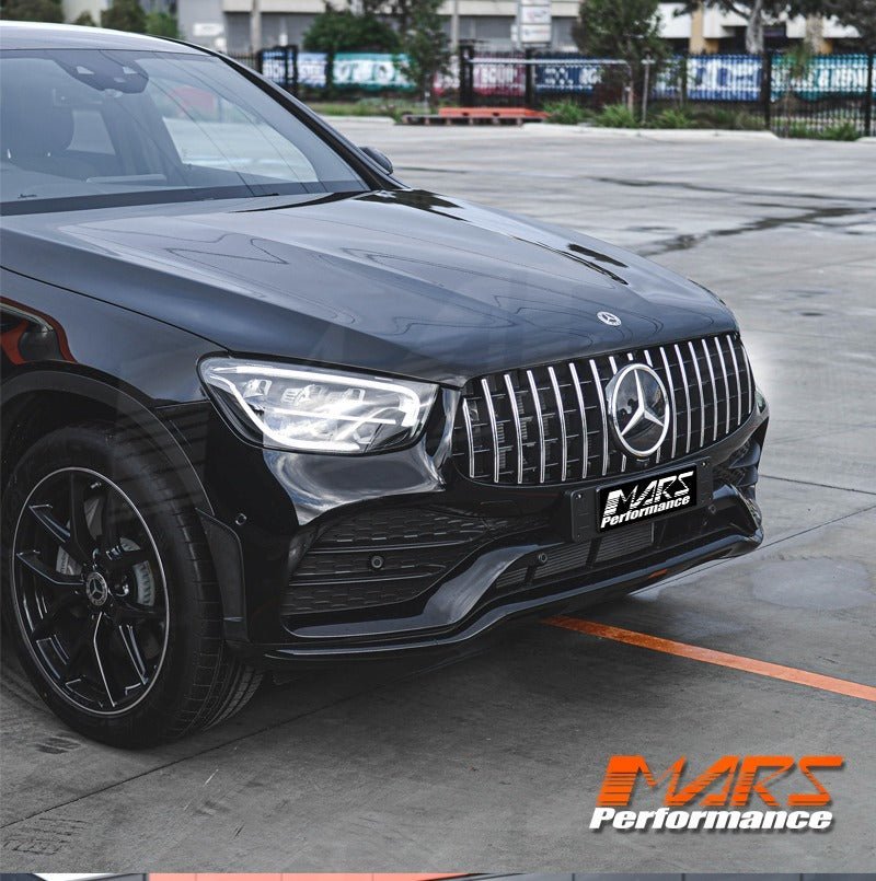AMG GLC63 Panamericana Style Front Bumper Bar Grille Grill Bodykit for Mercedes - Benz GLC - Class X253 C253 & GLC43 2019 - 2023 - Mars Performance