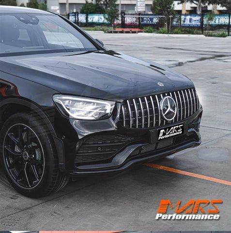 AMG GLC63 Panamericana Style Front Bumper Bar Grille Grill Bodykit for Mercedes - Benz GLC - Class X253 C253 & GLC43 2019 - 2023 - Mars Performance