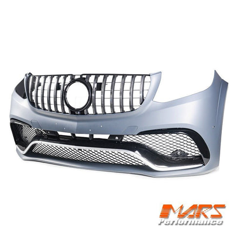 AMG GLS63 Style Front Bumper bar Bodykit & Grill for Mercedes - Benz GLS Class X166 2016 - 2019 - Mars Performance