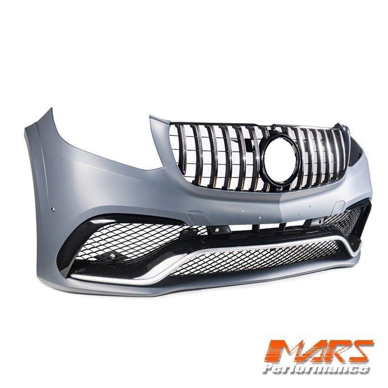 AMG GLS63 Style Front Bumper bar Bodykit & Grill for Mercedes - Benz GLS Class X166 2016 - 2019 - Mars Performance