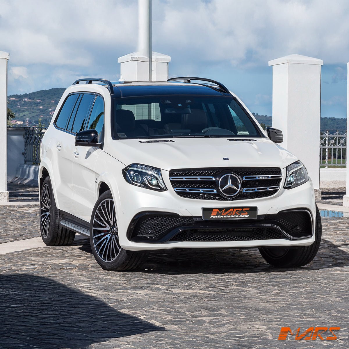 AMG GLS63 Style Front Bumper bar Bodykit & Grill for Mercedes - Benz GLS Class X166 2016 - 2019 - Mars Performance