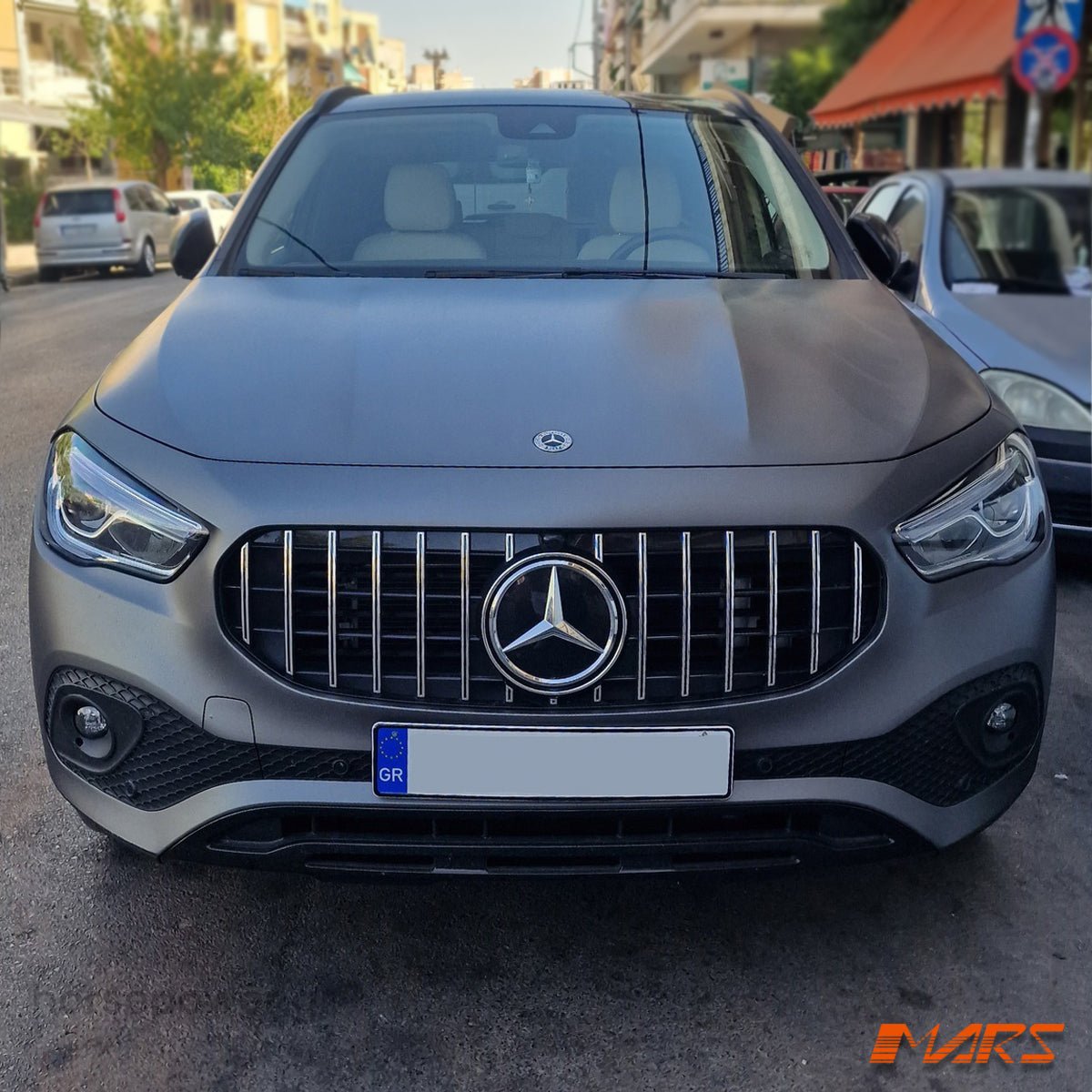 AMG Panamericana GLA45 Style Front Bumper Bar Grill Grille Bodykit for Mercedes - Benz GLA - Class H247 - Non - Sport Bumper - Mars Performance