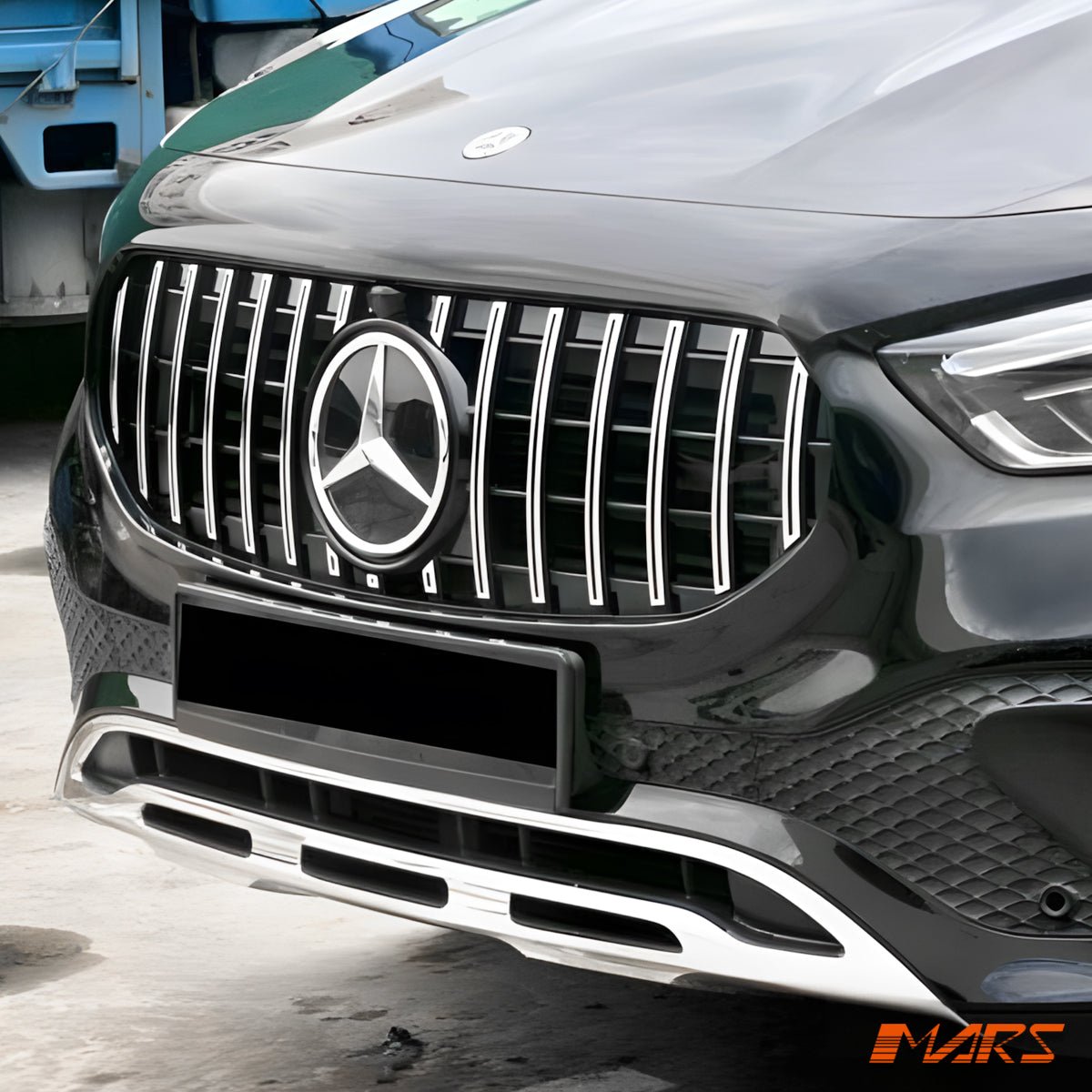AMG Panamericana GLA45 Style Front Bumper Bar Grill Grille Bodykit for Mercedes - Benz GLA - Class H247 - Non - Sport Bumper - Mars Performance