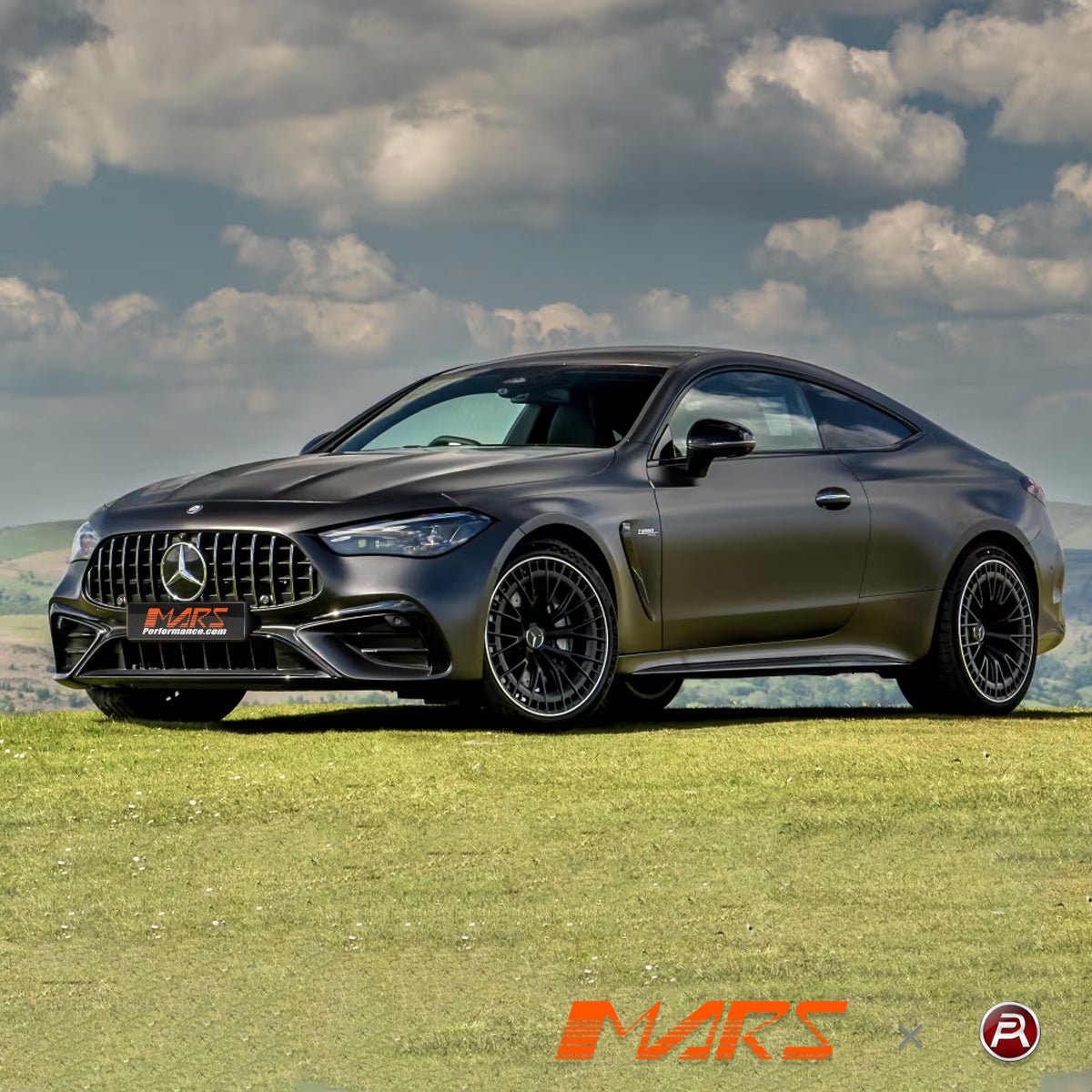 AMG Panamericana Style Front Bumper Bar Grille Grill Bodykit for Mercedes - Benz CLE - Class C236 A236 2023 - 2025 - Mars Performance