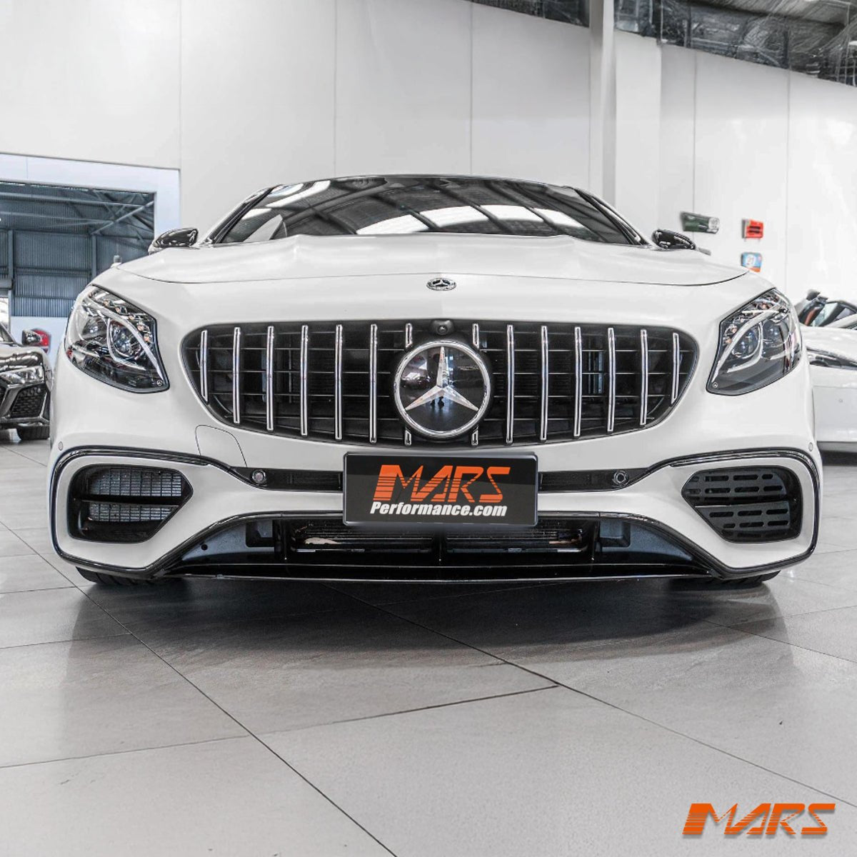 AMG S63 Style Front Bumper Bar Bodykit with Grill for Mercedes - Benz S - Class Coupe W217 C217 2015 - 2021 - Mars Performance