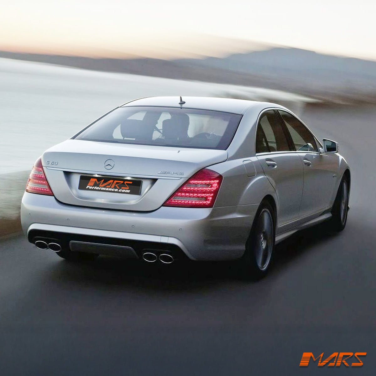 AMG S63 Style Rear Bumper bar Bodykit for Mercedes - Benz S - Class W221 2006 - 2013 - Mars Performance