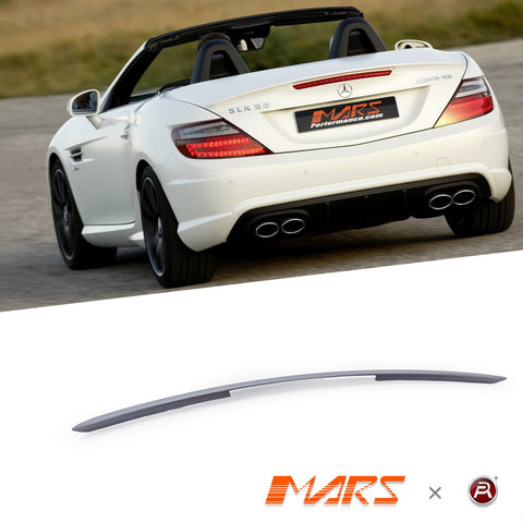AMG SLK55 Style Rear Trunk Spoiler Lip Bodykit for Mercedes - Benz SLK Class R172 2011 - 2016 - Mars Performance