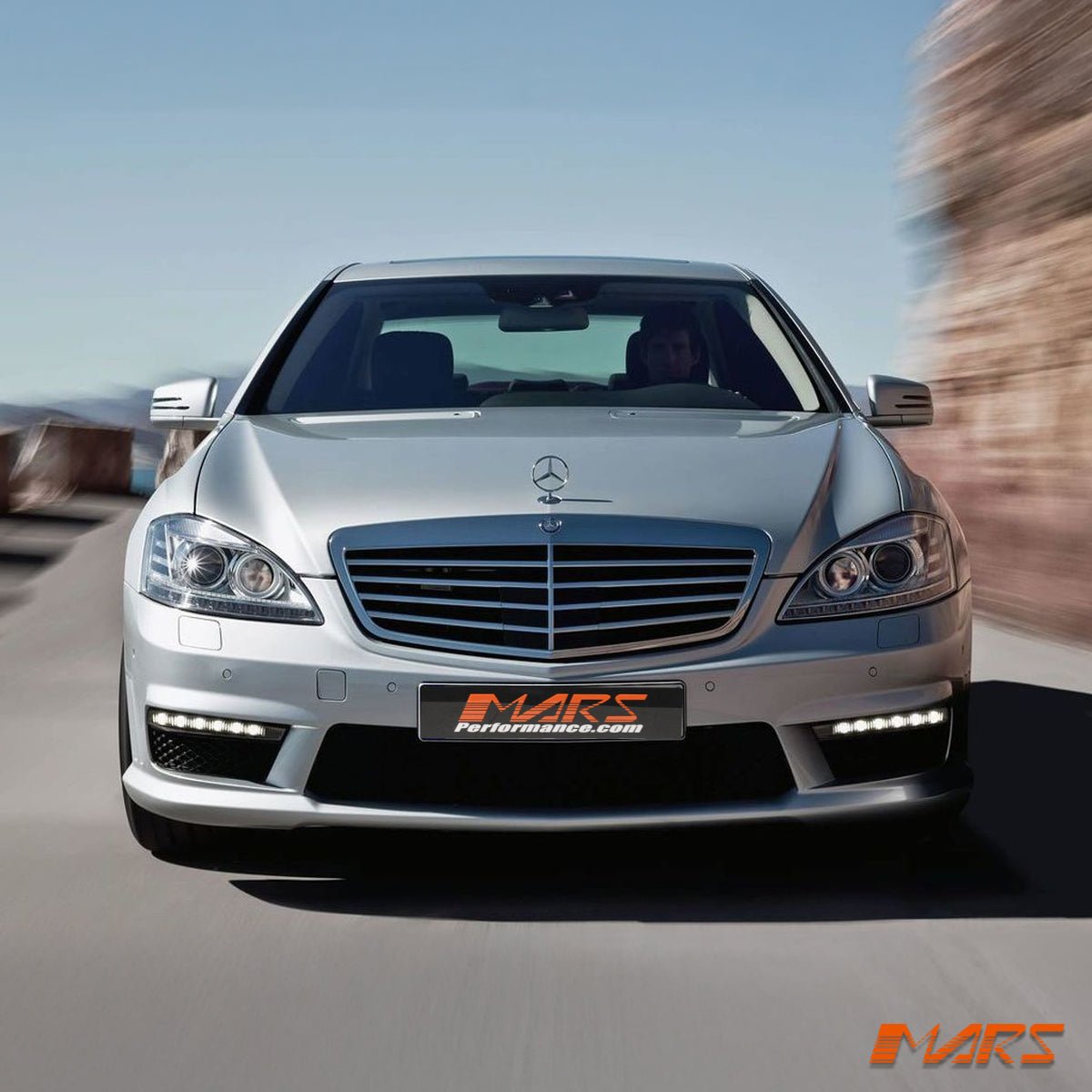 AMG Style Front Bumper bar Bodykit & DRL Lights for Mercedes - Benz S - Class W221 & S63 S65 2006 - 2013 - Mars Performance