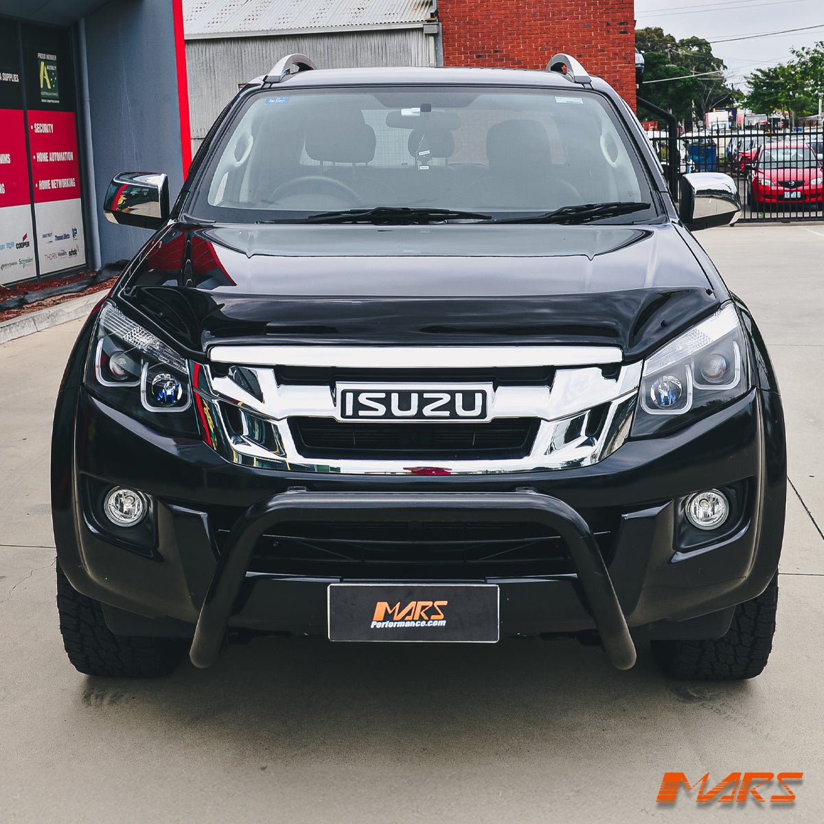 Black 3D LED Stripe & Projector Head Lights for ISUZU D - MAX UTE 2012 - 2016 - Mars Performance