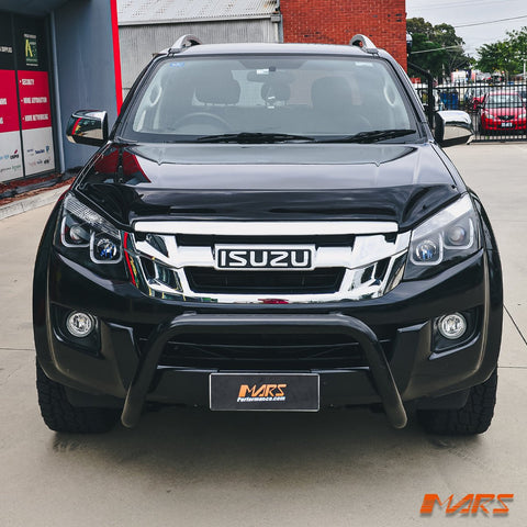 Black 3D LED Stripe & Projector Head Lights for ISUZU D - MAX UTE 2012 - 2016 - Mars Performance