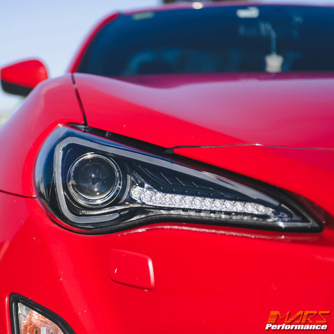 Black 3D Light Bar DRL & Full LED Dual Beam Head Lights with Sequential indicators for Toyota 86 ZN6 GT GTS & Subaru BRZ ZC6 - Mars Performance