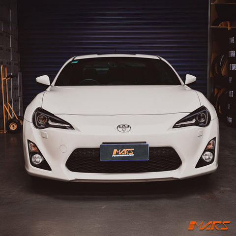 Black 3D Light Bar DRL Projector Head Lights with optional Sequential indicators for Toyota 86 ZN6 GTS & Subaru BRZ ZC6 2012 - 2021 - Mars Performance