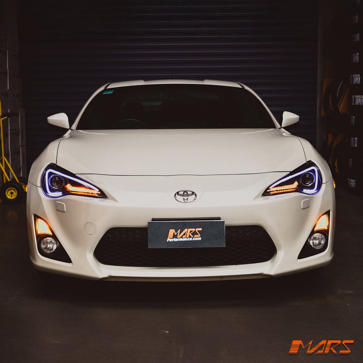 Black 3D Light Bar DRL Projector Head Lights with optional Sequential indicators for Toyota 86 ZN6 GTS & Subaru BRZ ZC6 2012 - 2021 - Mars Performance