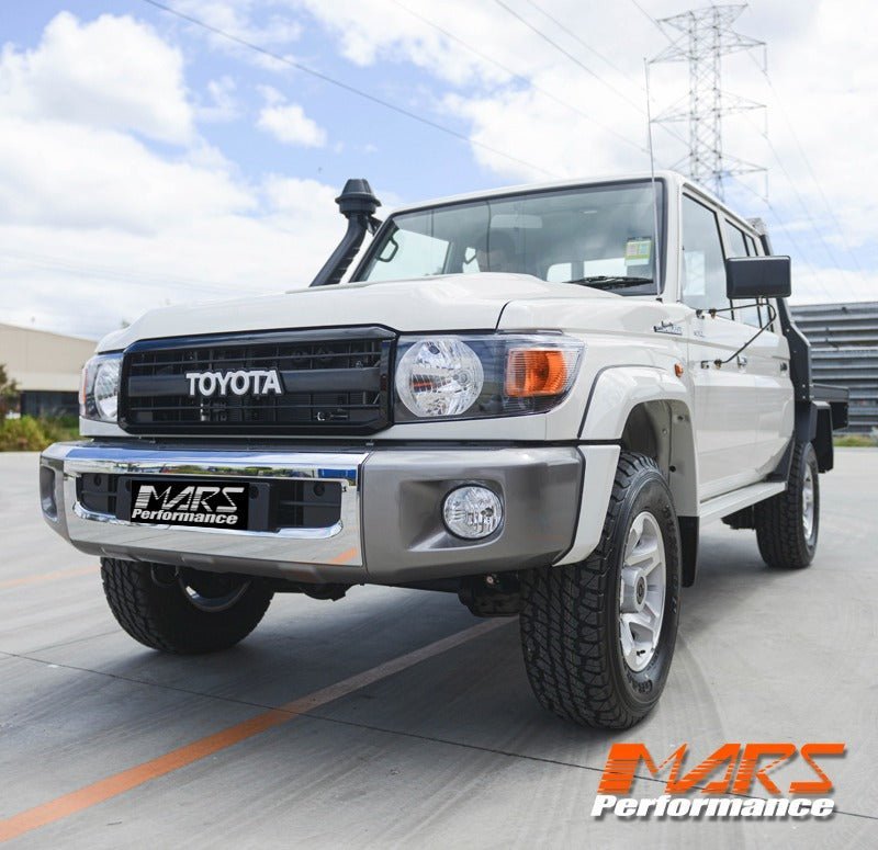 Black 70th anniversary Style Front Grill Grille Bodykit for Toyota Land Landcruiser 70 Series 2007 - 2022, FJ70 LC73 LC76 LC78 LC79 - Mars Performance