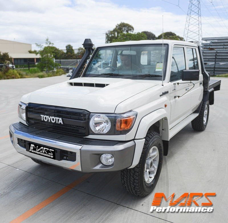 Black 70th anniversary Style Front Grill Grille Bodykit for Toyota Land Landcruiser 70 Series 2007 - 2022, FJ70 LC73 LC76 LC78 LC79 - Mars Performance
