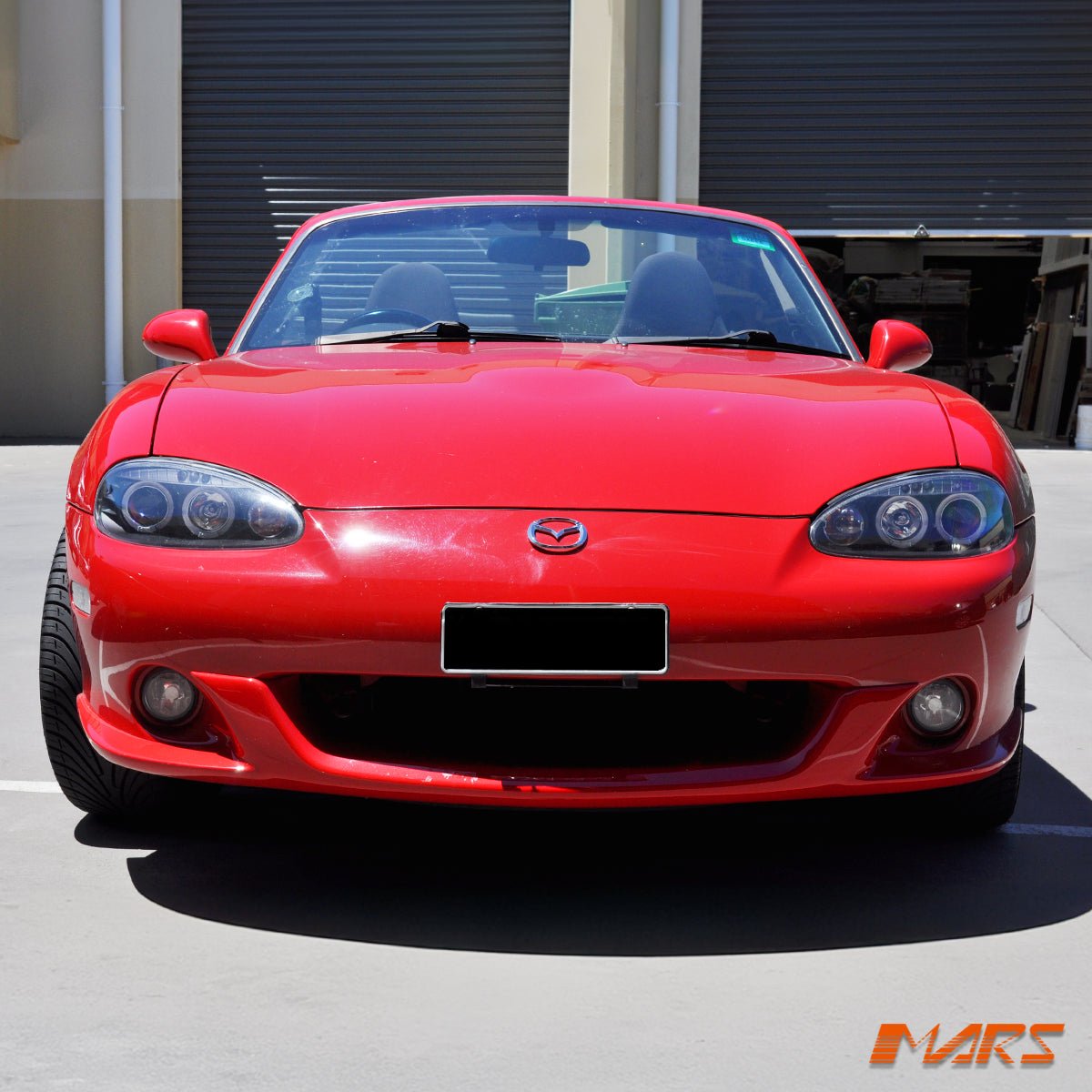 Black Angel Eyes Projector Head Lights for MAZDA MX - 5 NB 2001 - 2005 - Mars Performance
