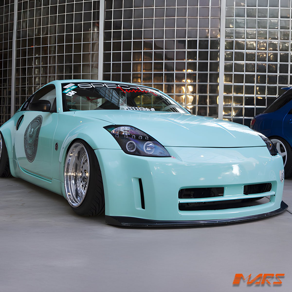 Black Angel Eyes Projector Head Lights for Nissan Z33 350Z 2003 - 2005 Series 1 - Mars Performance