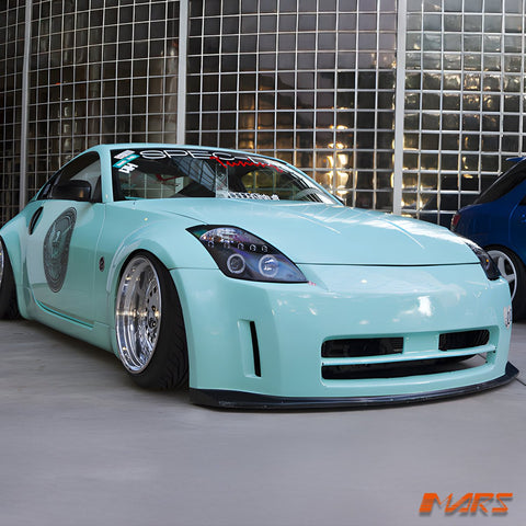 Black Angel Eyes Projector Head Lights for Nissan Z33 350Z 2003 - 2005 Series 1 - Mars Performance