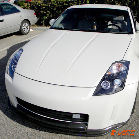Black Angel Eyes Projector Head Lights for Nissan Z33 350Z 2003 - 2005 Series 1 - Mars Performance
