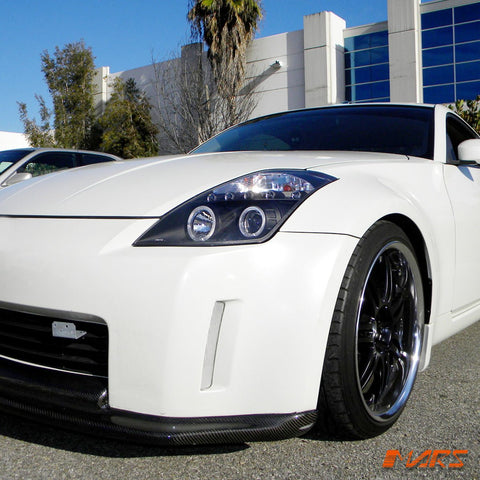 Black Angel Eyes Projector Head Lights for Nissan Z33 350Z 2003 - 2005 Series 1 - Mars Performance