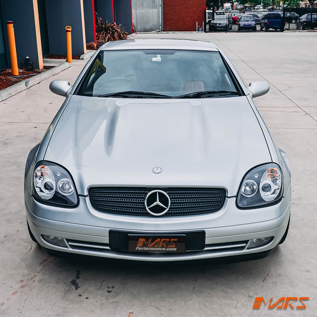 Black CCFL Angel Eyes Head Lights for Mercedes - Benz SLK R170 1997 - 2004 - Mars Performance
