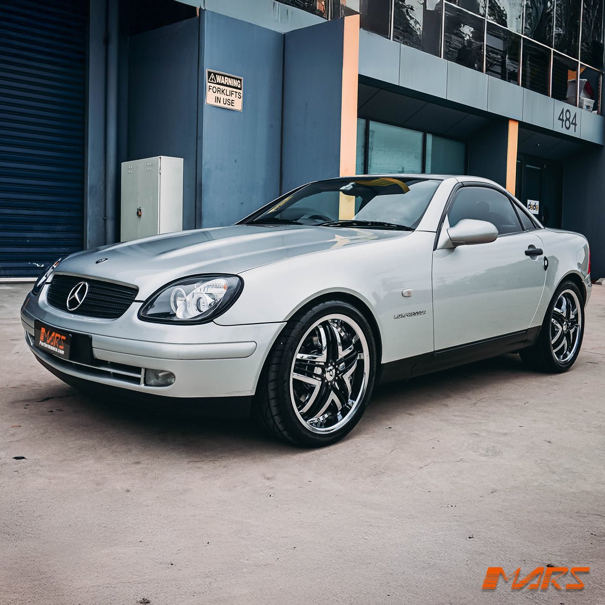 Black CCFL Angel Eyes Head Lights for Mercedes - Benz SLK R170 1997 - 2004 - Mars Performance