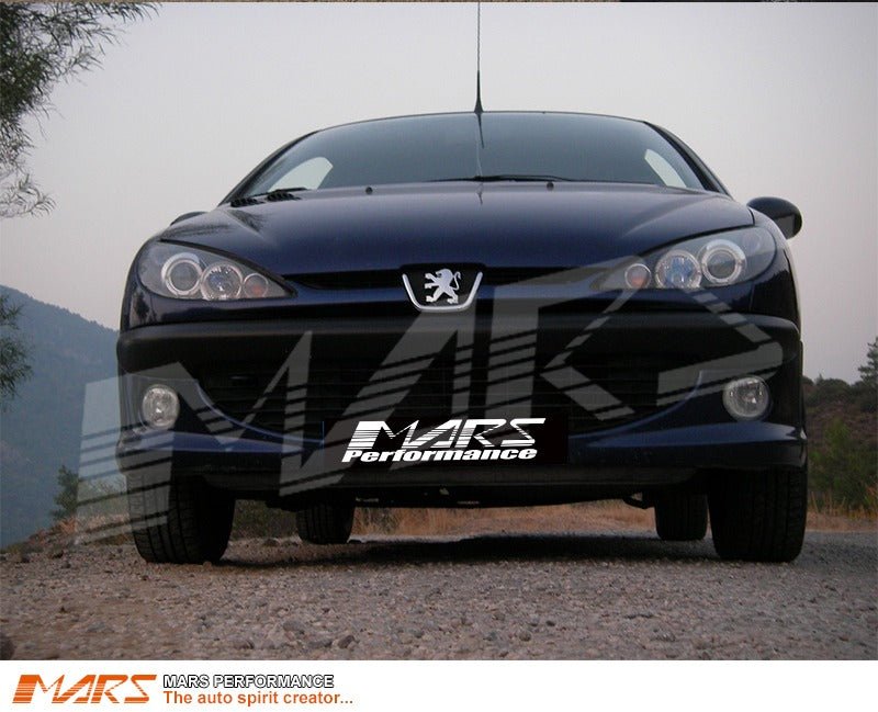 Black CCFL Angel Eyes Projector Head Lights for Peugeot 206 206CC - Mars Performance