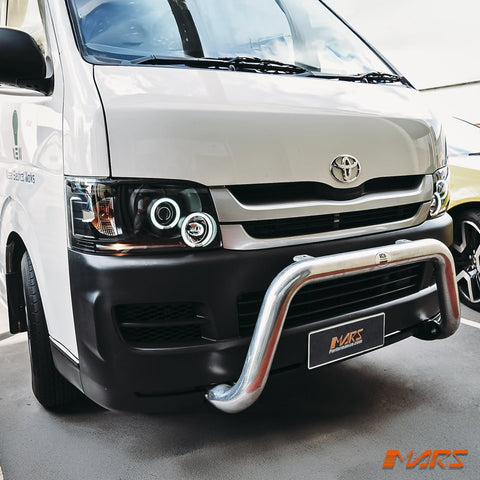 Black CCFL Angel Eyes Projector Head Lights for Toyota Hiace VAN 2005 - 2010 - Mars Performance